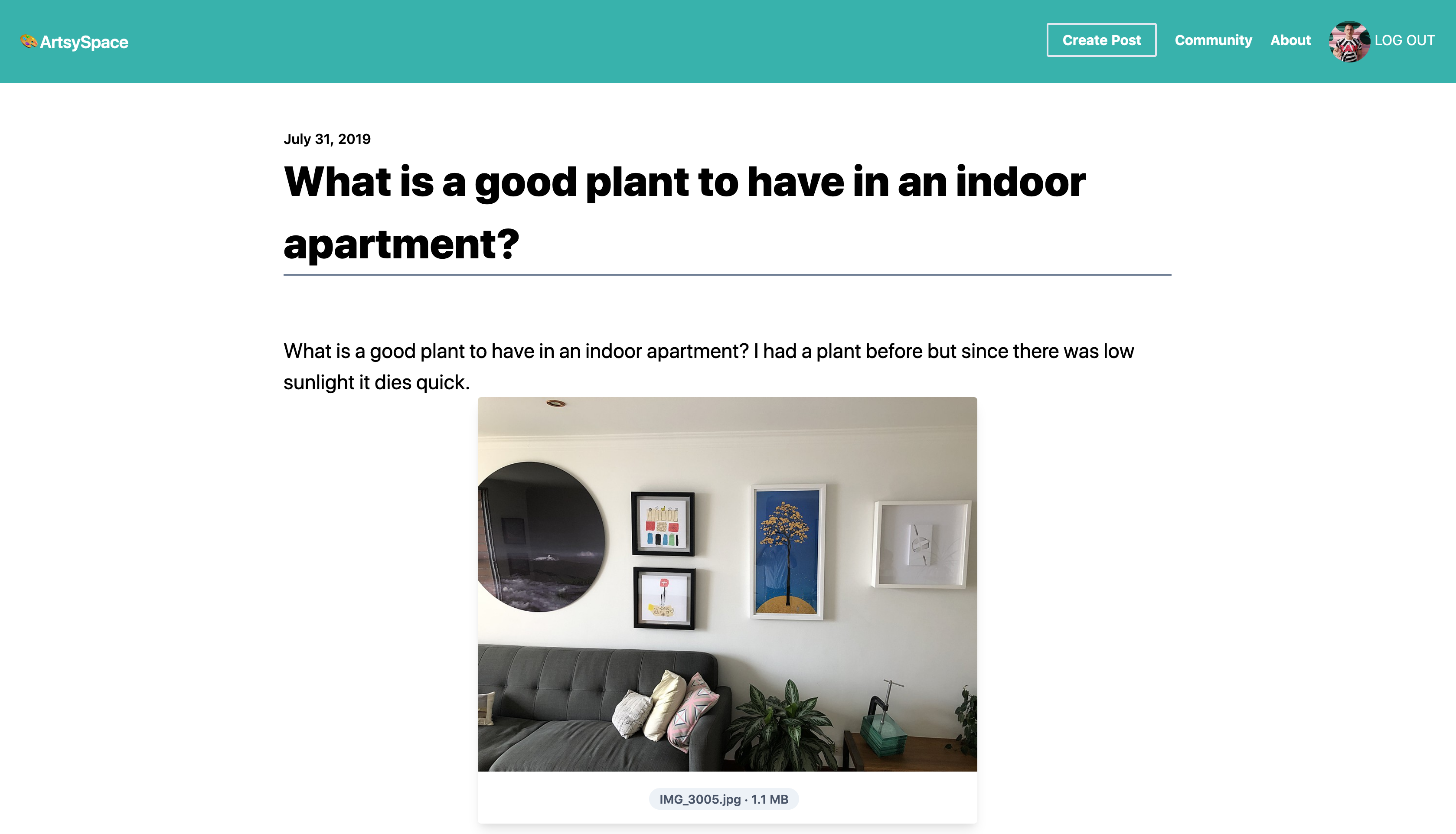 Blob template styled with TailwindCSS